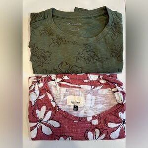 2 Set of Floral T-Shits